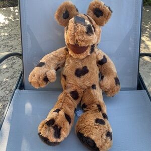 VTG Shamitoy Plush Dog Chocolate Square Nose Little Chuck Chunker Retro 1988